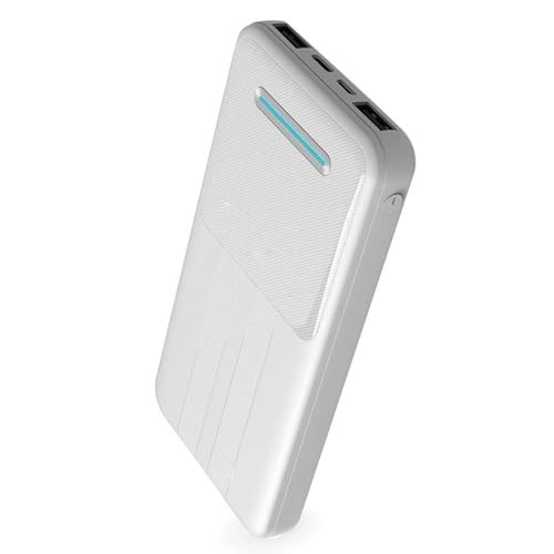 The Wlue Taşınabilir Şarj Cihazı, 10000 mAh Powerbank, 2 USB Çıkışlı, 2.4A, LED Göstergeli
