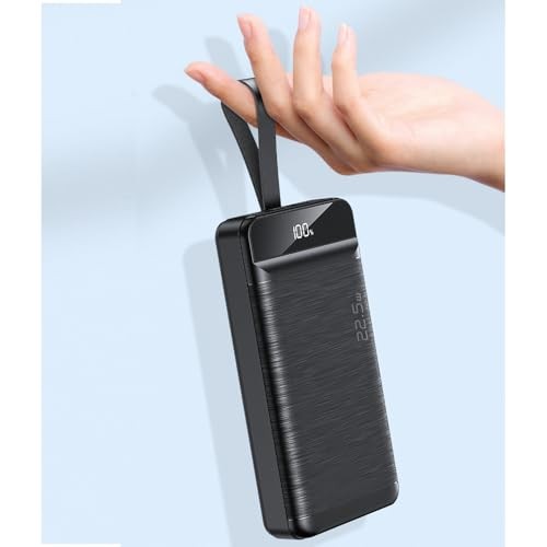 30000 Mah Hızlı Şarj Powerbank/PD 22.5W / Dijital Göstergeli/Işıklı/Kamp Powerbank