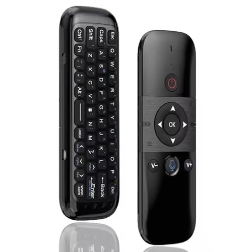 The Wlue 2.4 GHz Air Mouse Klavye Ses Anahtarlı Jiroskop Akıllı Tv Android Box Klavyeli Uzaktan Kumanda