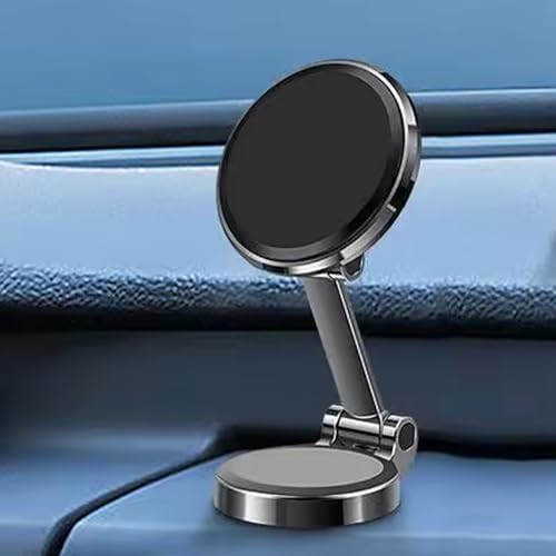 The Wlue Manyetik Araç Telefon Tutucu, 360° Dönebilir Taban, Torpido Üstü Montaj, Yapışkanlı, Katlanabilir