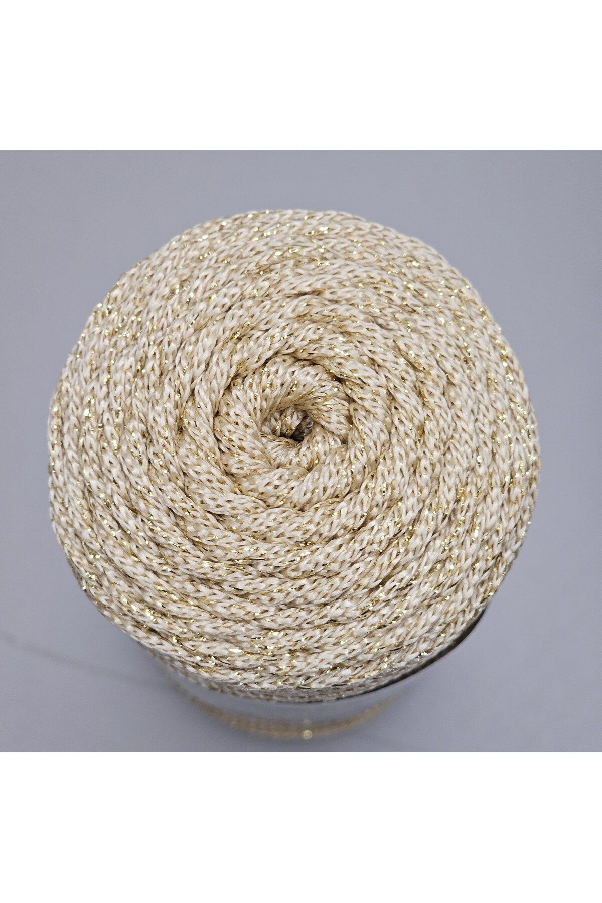 Simli Polyester Makrome 200gr, 250mt, 4 No. Iplik Supla, Çanta Ve Aksesuar Ipliği