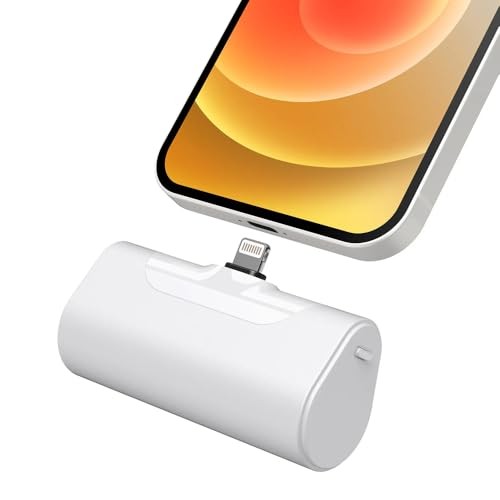 Süper Mini 5000 mAh iPhone Lightning Girişli Cep Powerbank 5V/2.1A