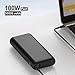 The Wlue 30000 mAh 100W PD Hızlı Şarj Powerbank / 2 Adet Type-C Port / 1 Adet USB Port