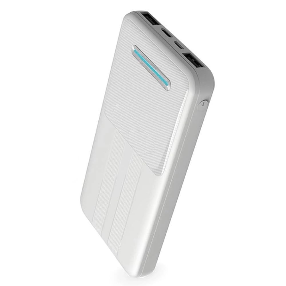 The Wlue Taşınabilir Şarj Cihazı, 10000 mAh Powerbank, 2 USB Çıkışlı, 2.4A, LED Göstergeli