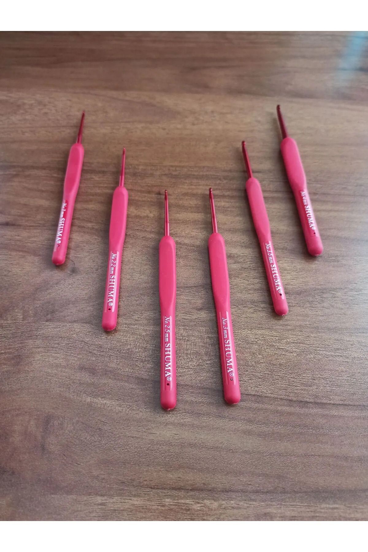 Kırmızı Yumşak Saplı Silikon Tığ 1 Adet