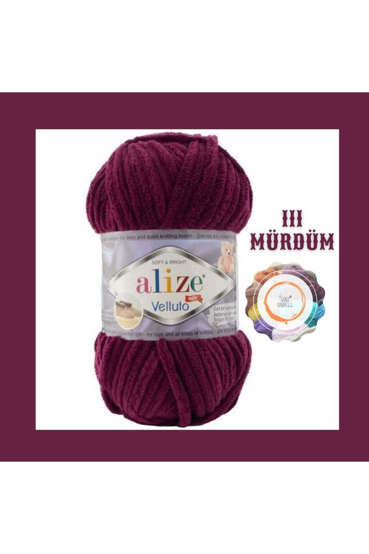 Kadife El Örgü Ipliği Hırka, Patik, Battaniye, Atkı Örgü Ipliği (Tekli) 100gr. 68 mt.