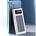 The Wlue 20.000 mAh Powerbank/Solar Güneş Enerjili/Işıklı/Dijital Göstergeli