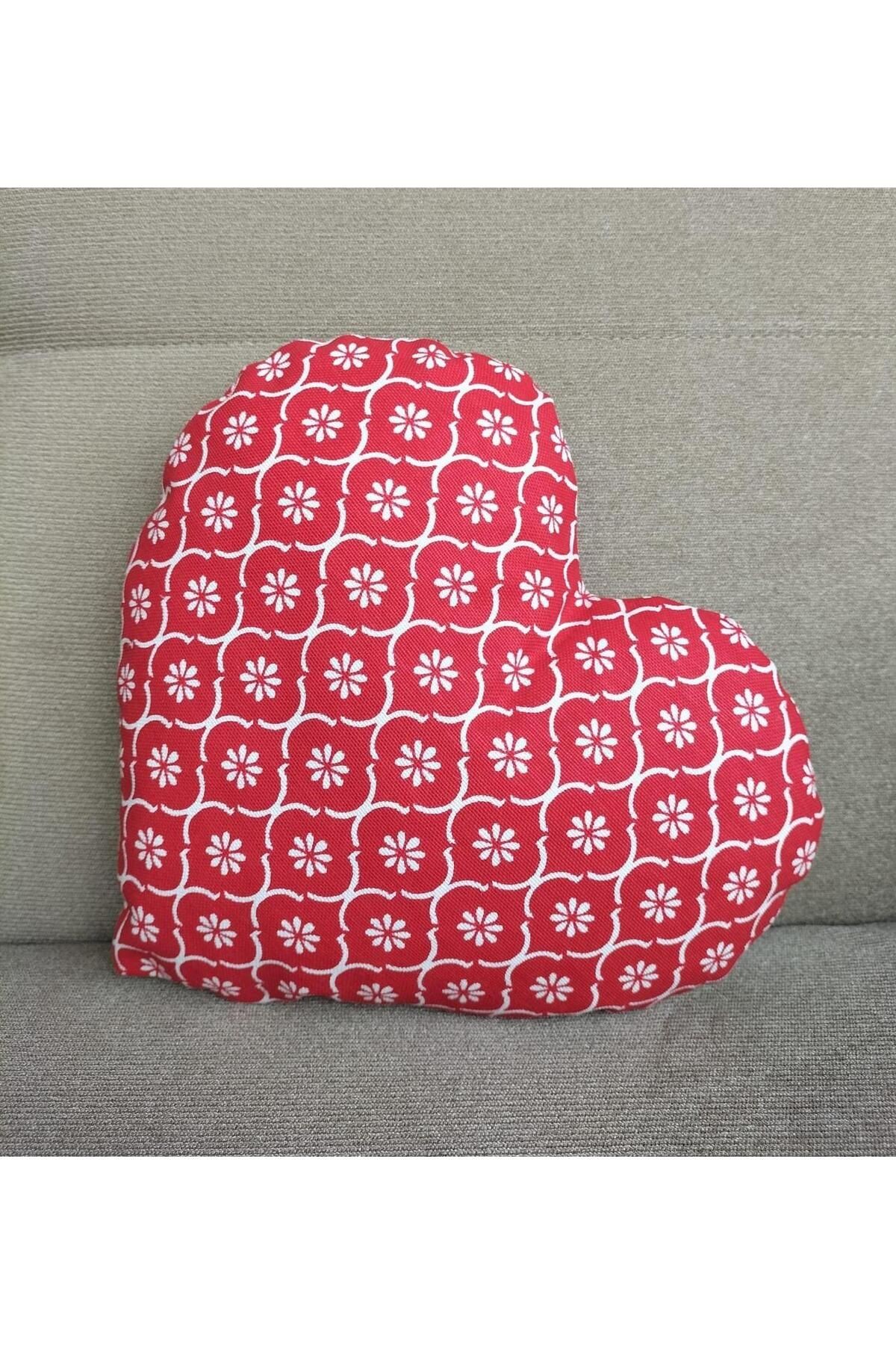 DOLGULU KALP YASTIK SEVGİLİLER GÜNÜ LOVE AŞK YASTIK  25*25  ( 1 ADET )