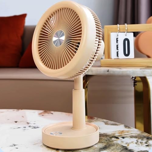 The Wlue Şarjlı 5 Kademeli Vantilatör/Salınım Özellikli MasaüstüAyarlanabilir Fan/Soğutucu