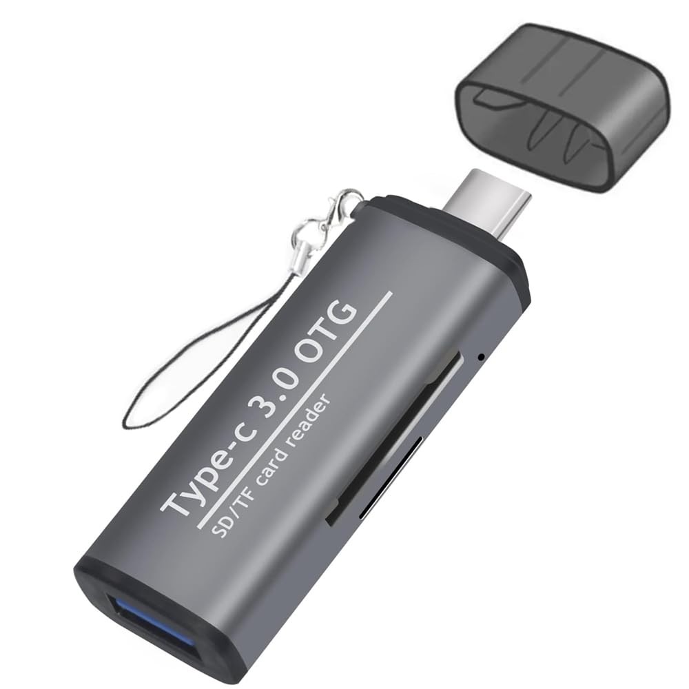 The Wlue Type-C to USB 3.0 TF SD Kart Okuyucu USB Type-C OTG Adaptör Çevirici