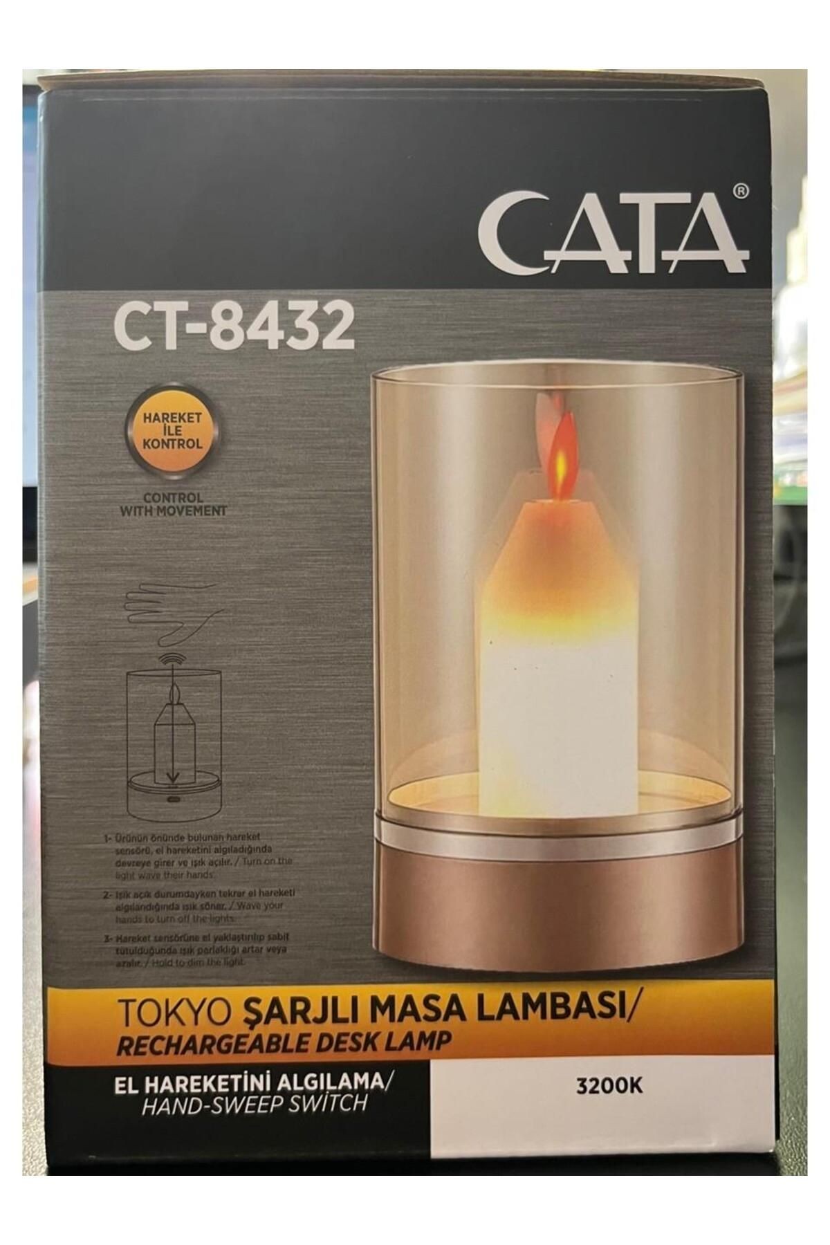 Ct-8432 El Hareketini Algılayan Tokyo Şarjlı Masa Lambası 3200k