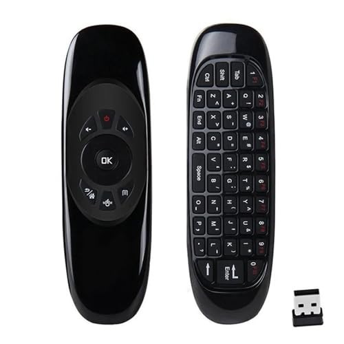 The Wlue 2.4 GHz Kablosuz Hava Faresi, Sesli Klavyeli Uzaktan Kumanda, Jiroskoplu, Akıllı TV ve Android Box Uyumlu