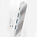 The Wlue USB Hub Adaptör, 4 Port (3xUSB 2.0, 1xUSB 3.0), Type-C Güç Girişli, MacBook Uyumlu, 5 Gbps