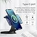 The Wlue 3'ü 1 Arada Kablosuz Şarj Standı, MagSafe Uyumlu,15W, iPhone, Android Telefon Apple Watch Uyumlu