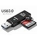 The Wlue 2'si 1 Arada USB 3.0 Micro SD/TF Kart Okuyucu, Veri Aktarım Adaptörü