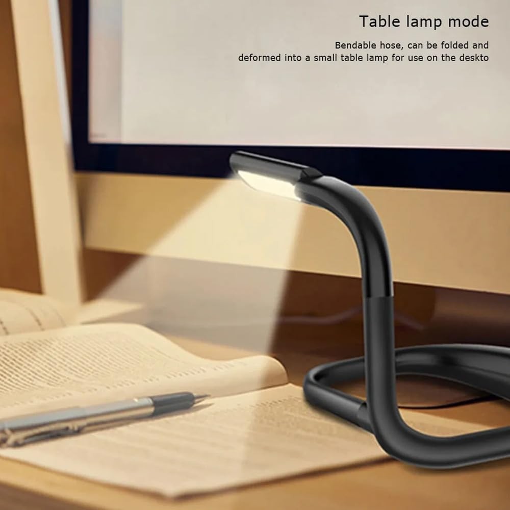 The Wlue LED Kitap Okuma Işığı, Boyun Askılı, 3 Renk Tonu, Şarjlı, Ayarlanabilir Parlaklık