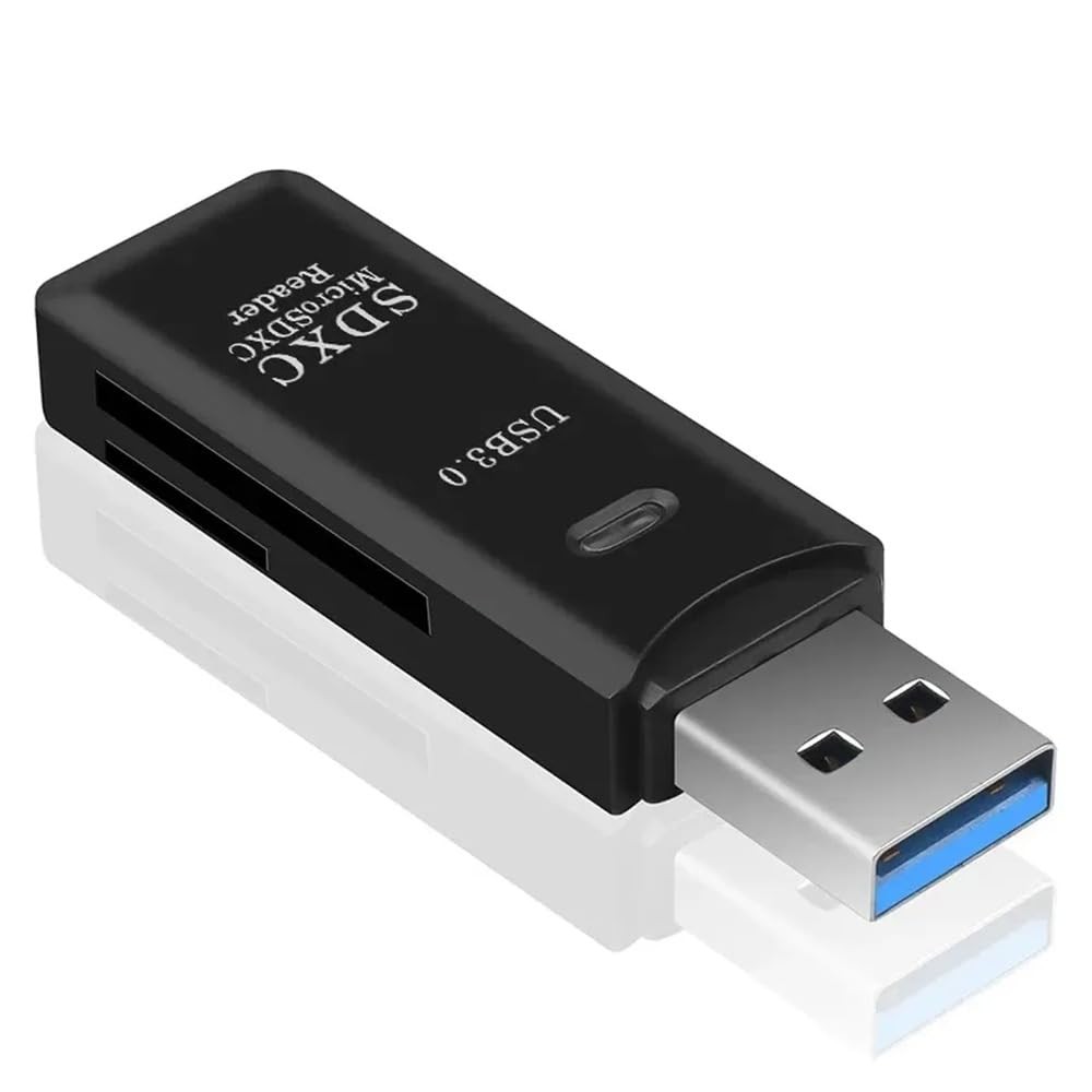 The Wlue 2'si 1 Arada USB 3.0 Micro SD/TF Kart Okuyucu, Veri Aktarım Adaptörü