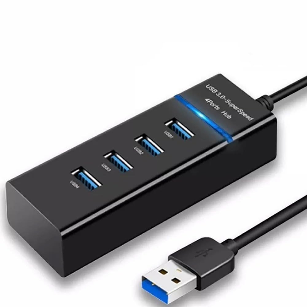 The Wlue 4 Port USB 3.0 Çoklayıcı Hub, 30 cm Kablo, Yüksek Hızlı