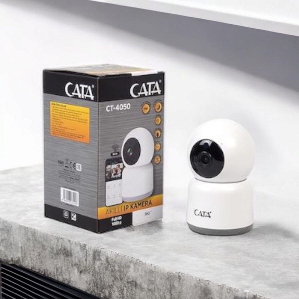 Cata-4050 360° Derece Dönebilen Wifi Akıllı Kamera