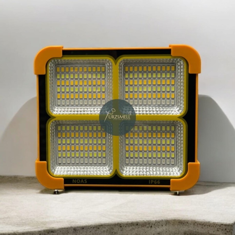 400w 6400k Taşınabilir Şarjlı Solar Projektör Yl71-0409-s Solar Panel, Ip66 Su Geçirmez