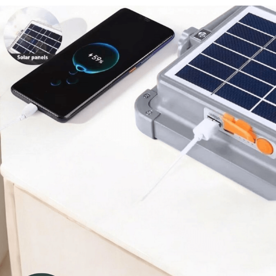 Solar Miami Led Portatif 200w Prejektör Usb Şarj Girişi,solar Panel