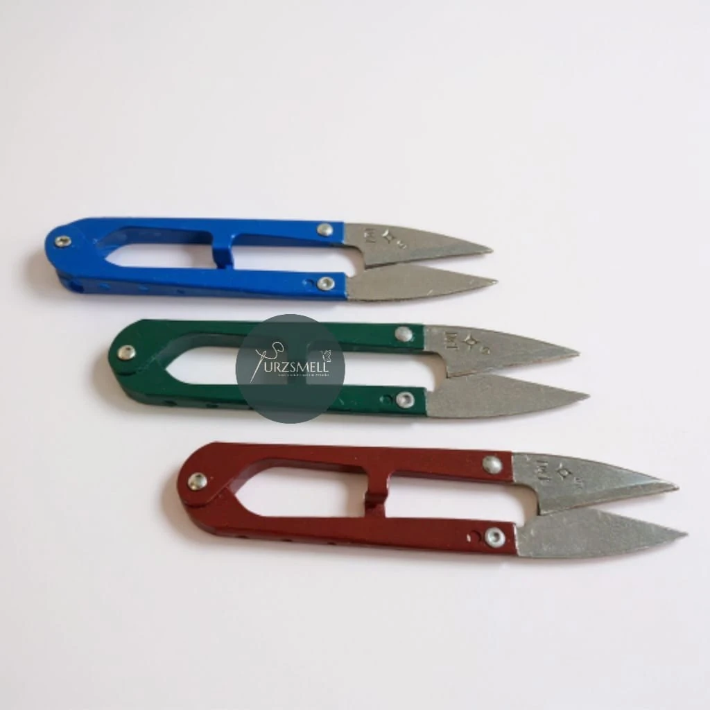 İplik Kesme Makası Renkli Saplı Metal Başlı