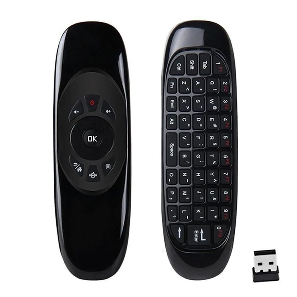The Wlue 2.4 GHz Kablosuz Hava Faresi, Sesli Klavyeli Uzaktan Kumanda, Jiroskoplu, Akıllı TV ve Android Box Uyumlu