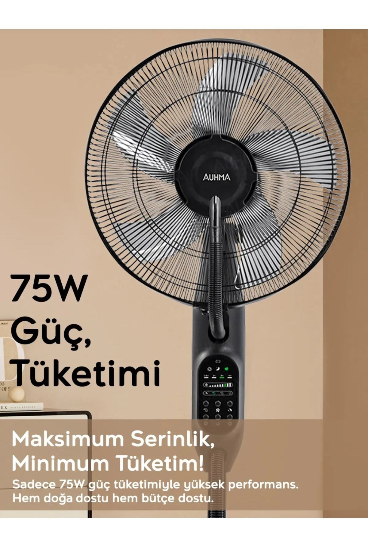 Uzaktan Kumandalı Buzlu Vantilatör Buharlı 3l Nemlendirici Fan Zaman Ayarlı Ultra Sessiz Tekerlekli