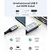 The Wlue Type-C to 4K 30Hz Ultra Full HD HDMI Usb-C Görüntü Aktarım Kablosu Tak Çalıştır, 2 Metre Gold