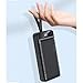 30000 Mah Hızlı Şarj Powerbank/PD 22.5W / Dijital Göstergeli/Işıklı/Kamp Powerbank