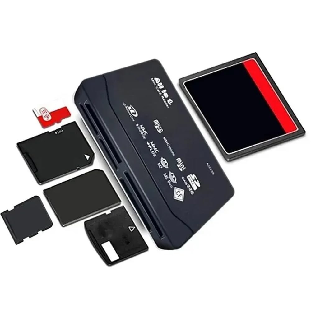 The Wlue 6'sı 1 Arada Kart Okuyucu, SD, Micro SD, TF, CF, XD, MS PRO, MX Dönüştürücü Hub Adaptör