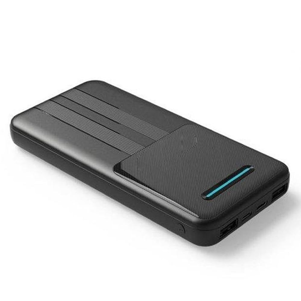 The Wlue Taşınabilir Şarj Cihazı, 10000 mAh Powerbank, 2 USB Çıkışlı, 2.4A, LED Göstergeli