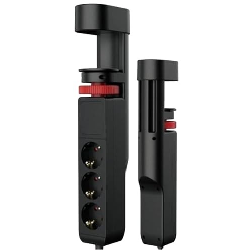The Wlue 3'lü Akım Korumalı Priz Çoğaltıcı, 20W, 2 USB, 1 Type-C, 2 Metre Kablo, Ofis/Bilgisayar Masası için