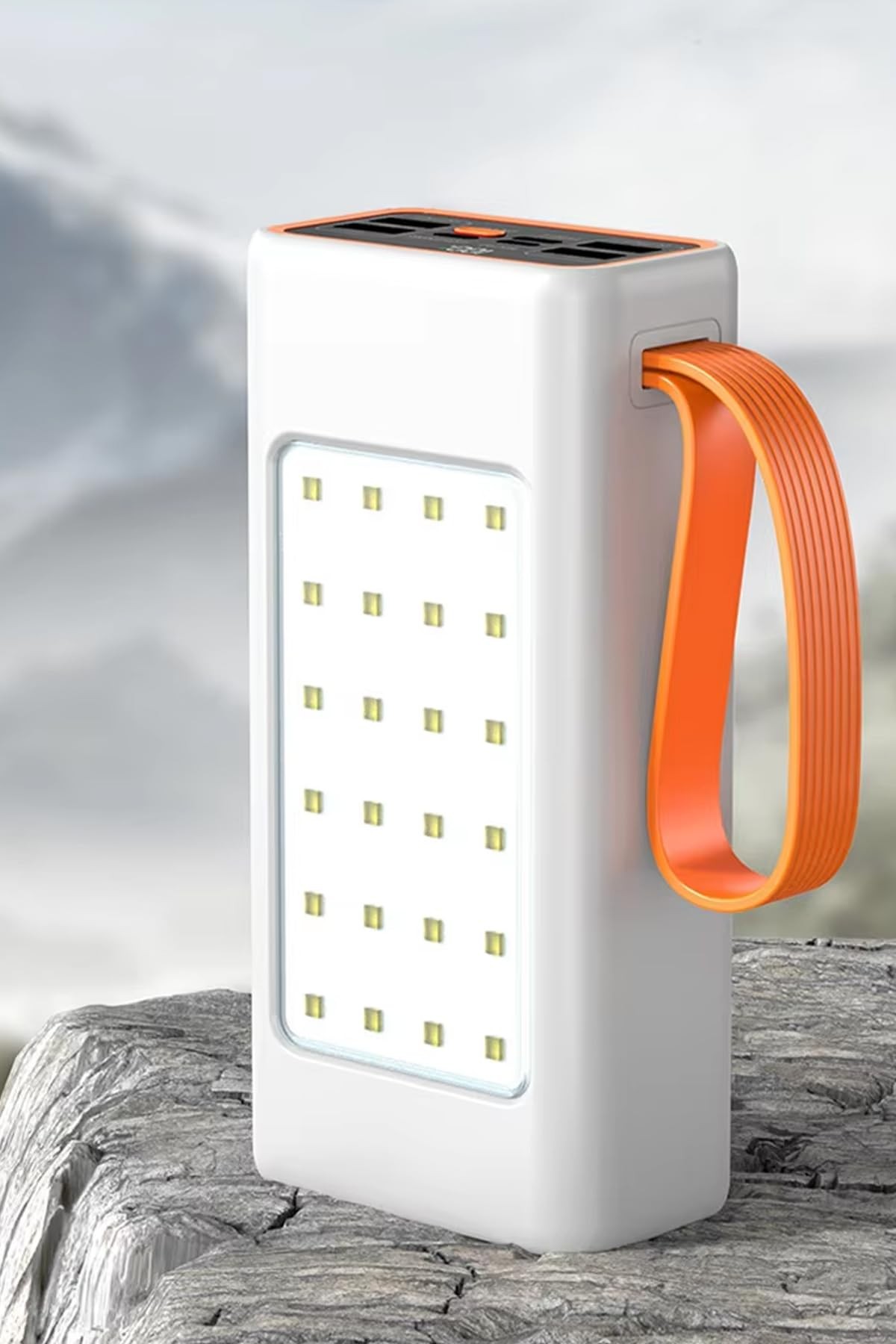 The Wlue 30000 Mah Hızlı Şarj Powerbank/PD 22.5W / Dijital Göstergeli/Fenerli/Kamp Powerbank