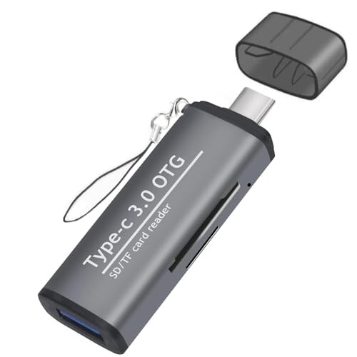 The Wlue Type-C to USB 3.0 TF SD Kart Okuyucu USB Type-C OTG Adaptör Çevirici