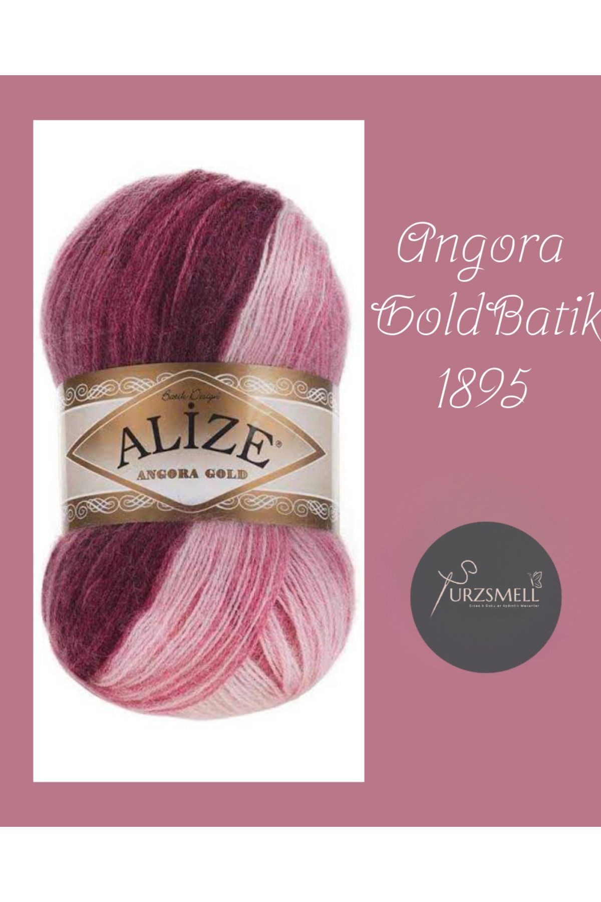 ANGORA GOLD BATİK EL ÖRGÜ İPLİĞİ ŞAL ATKI BERE KAZAK %20 YÜN %80 AKRİLİK