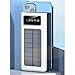 The Wlue 20.000 mAh Powerbank/Solar Güneş Enerjili/Işıklı/Dijital Göstergeli