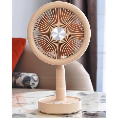 The Wlue Şarjlı 5 Kademeli Vantilatör/Salınım Özellikli MasaüstüAyarlanabilir Fan/Soğutucu