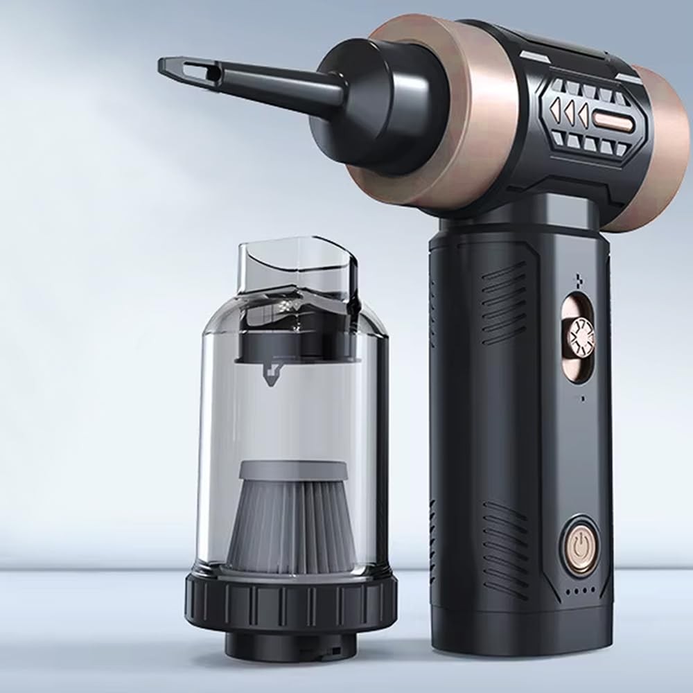 The Wlue 100.000 RPM Araç içi Basınçlı Hava Üfleme Çekme Süpürgesi, Toz, Yaprak, Mangal Üfleme Makinesi