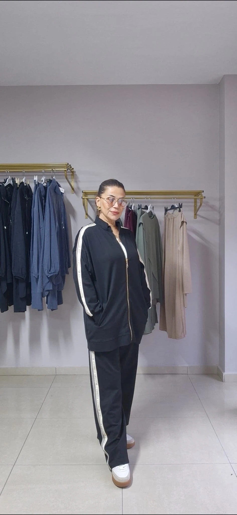 PUL ŞERİTLİ FERMUARLI TAKIM