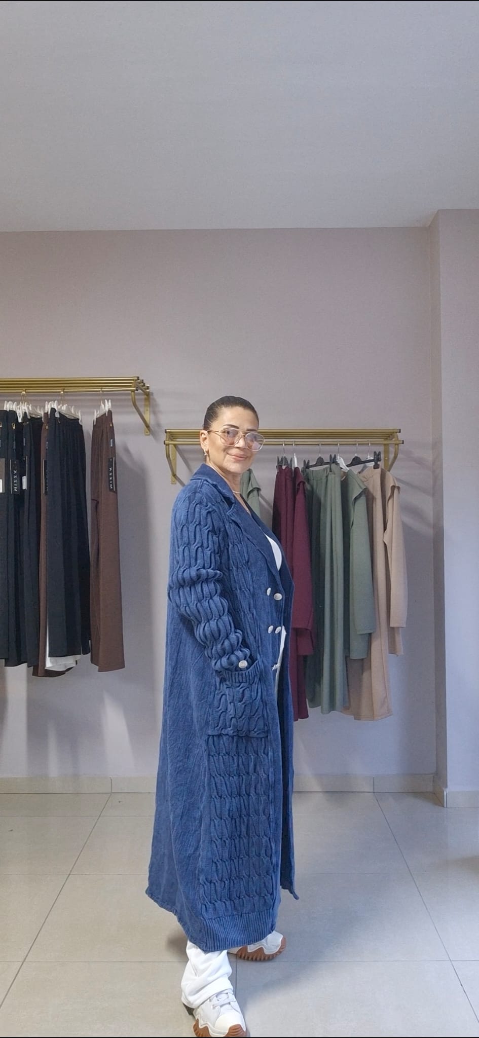 KOT ÖRME KAP ÖZEL TASARIM - indigo