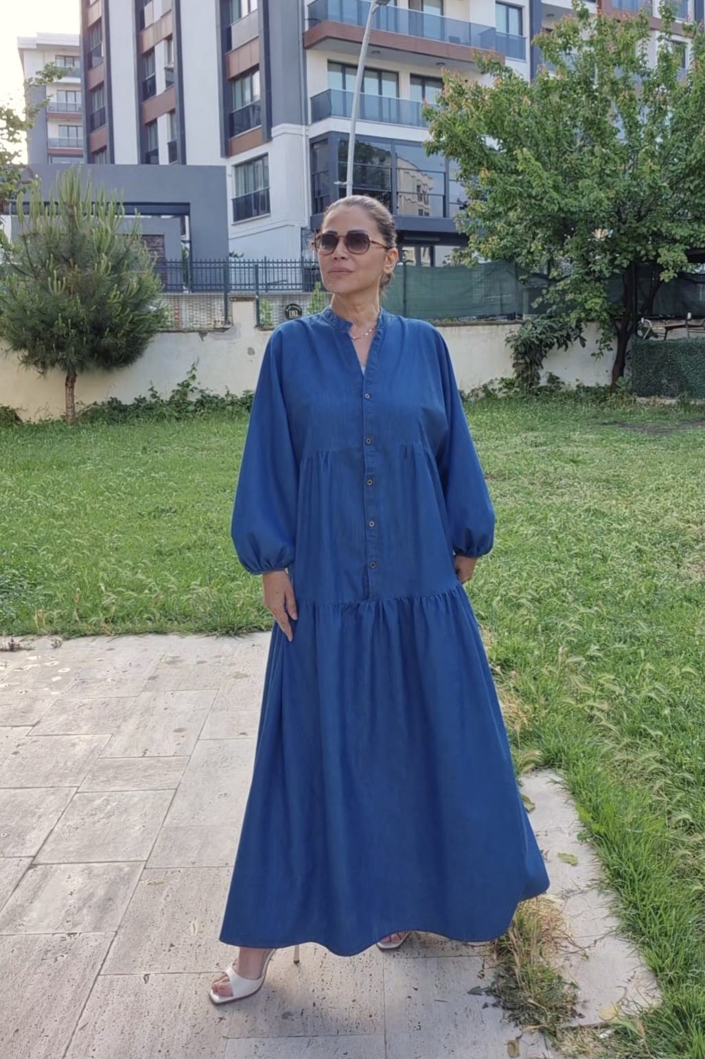Tencel Kot Elbise
