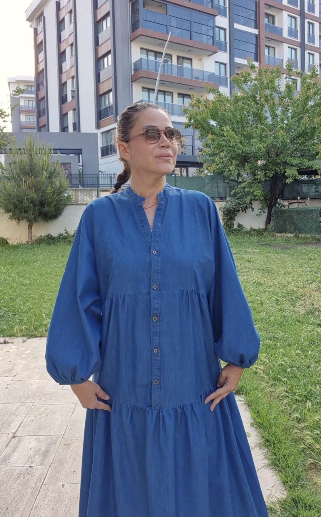 Tencel Kot Elbise