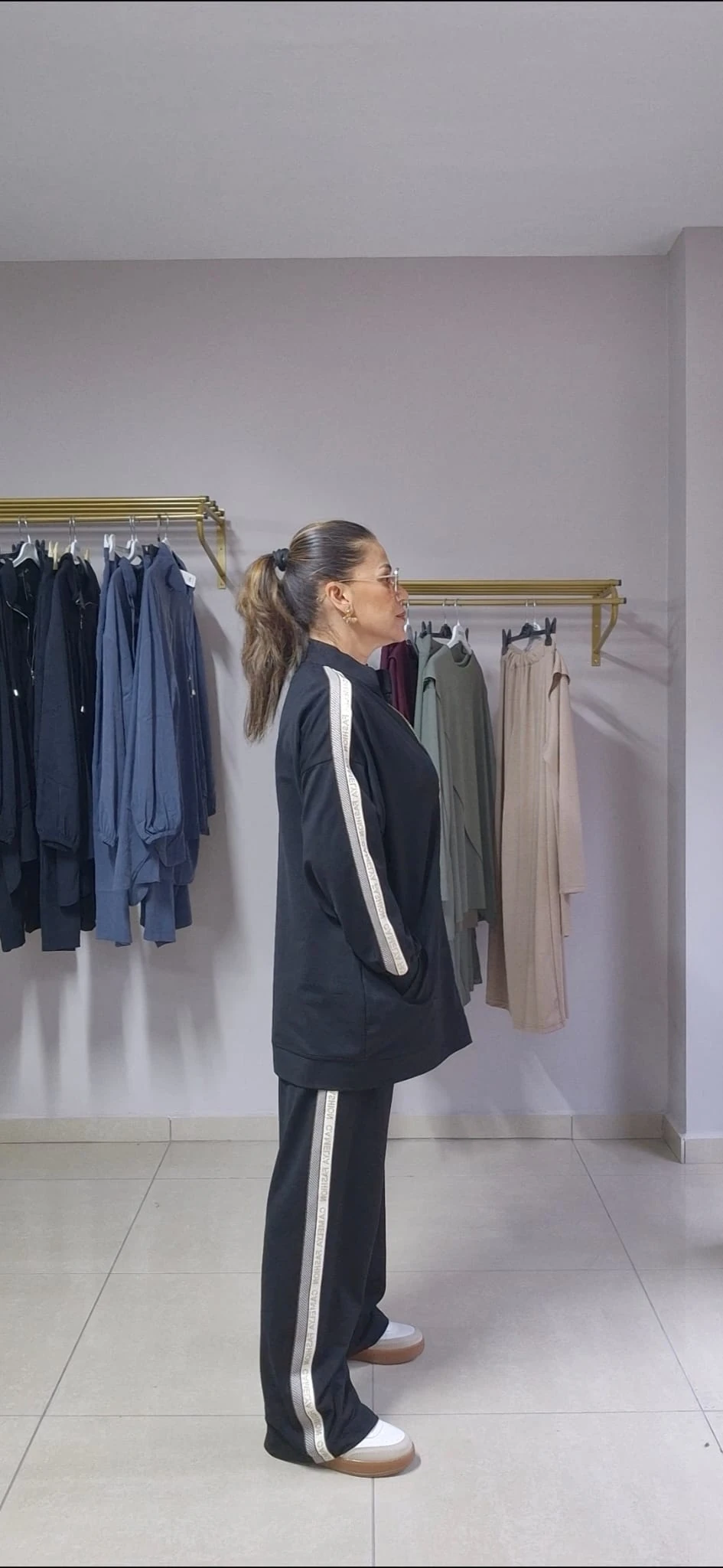 PUL ŞERİTLİ FERMUARLI TAKIM