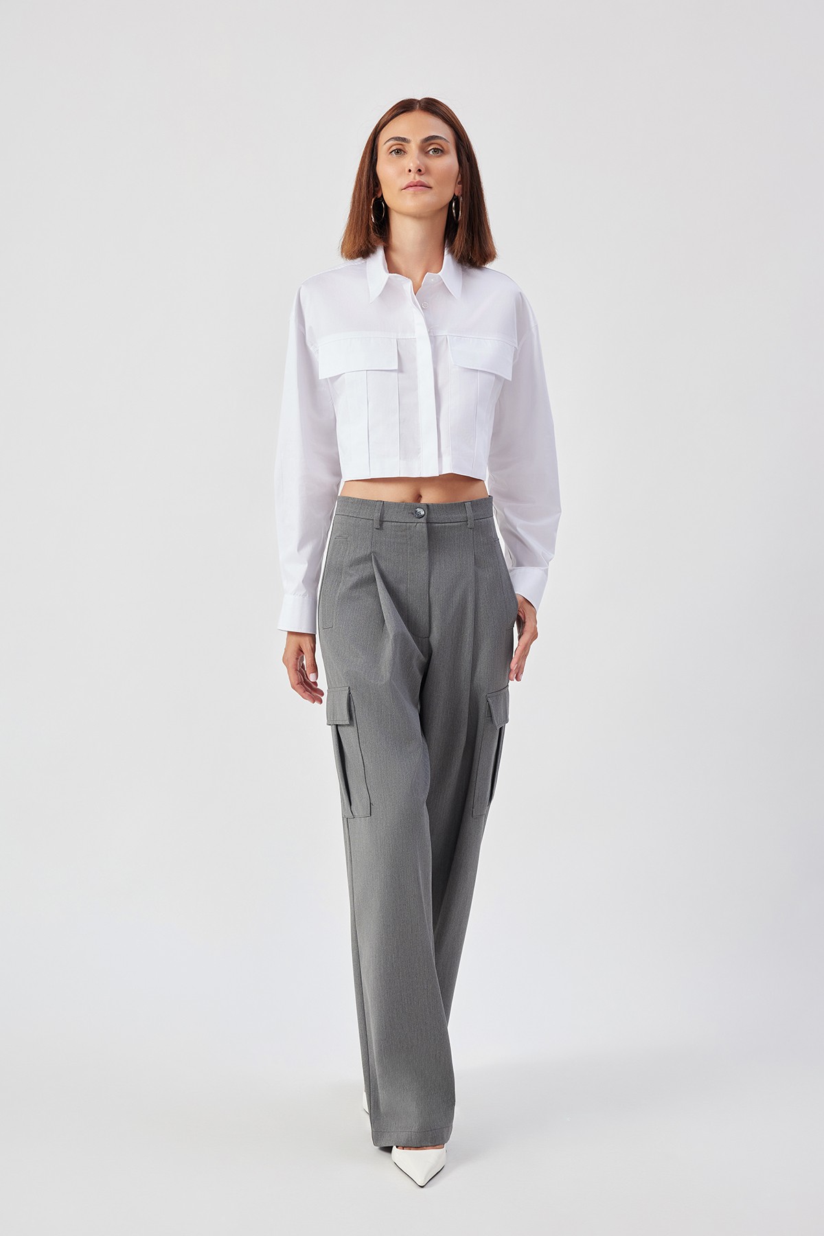 Eva Trousers - Gri