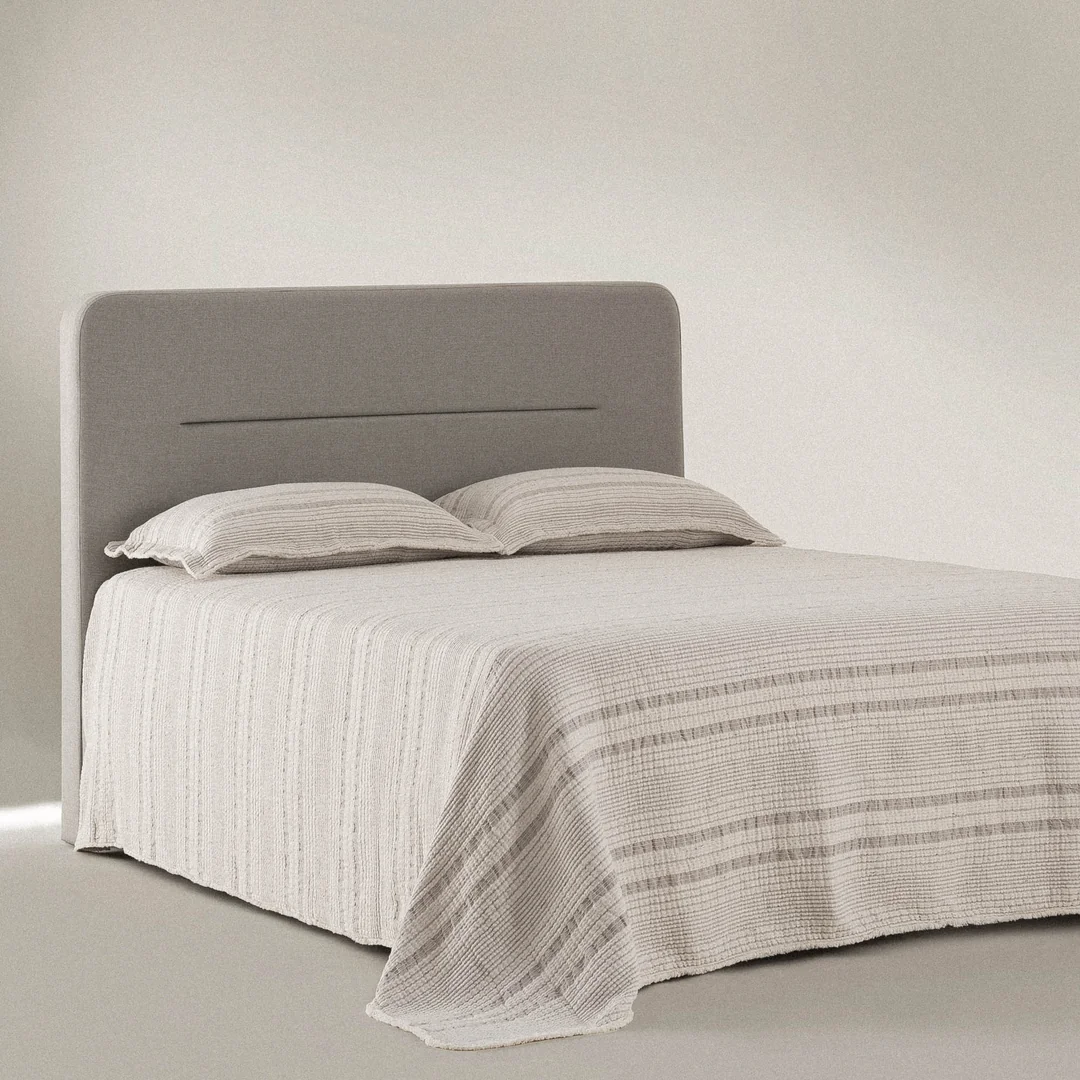 Hivda Çift Kişilik Yatak Örtüsü Seti Organik Pamuk Müslin Bej