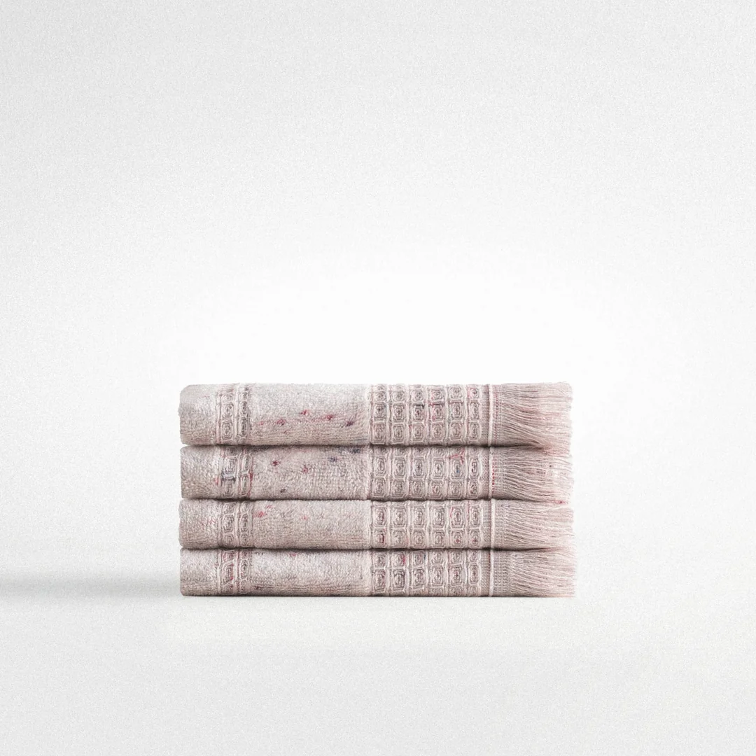 Maia 4 lü El Havlusu Seti Organik Pamuk Pudra