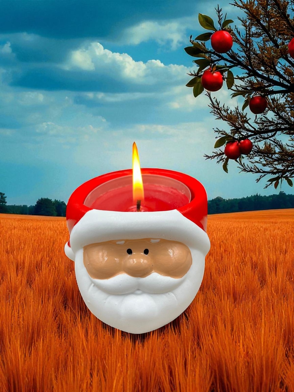 NOEL BABA MUMLUK ve TEALİGHT MUM