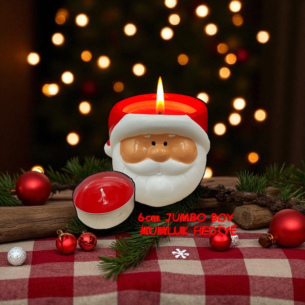 NOEL BABA MUMLUK ve TEALİGHT MUM