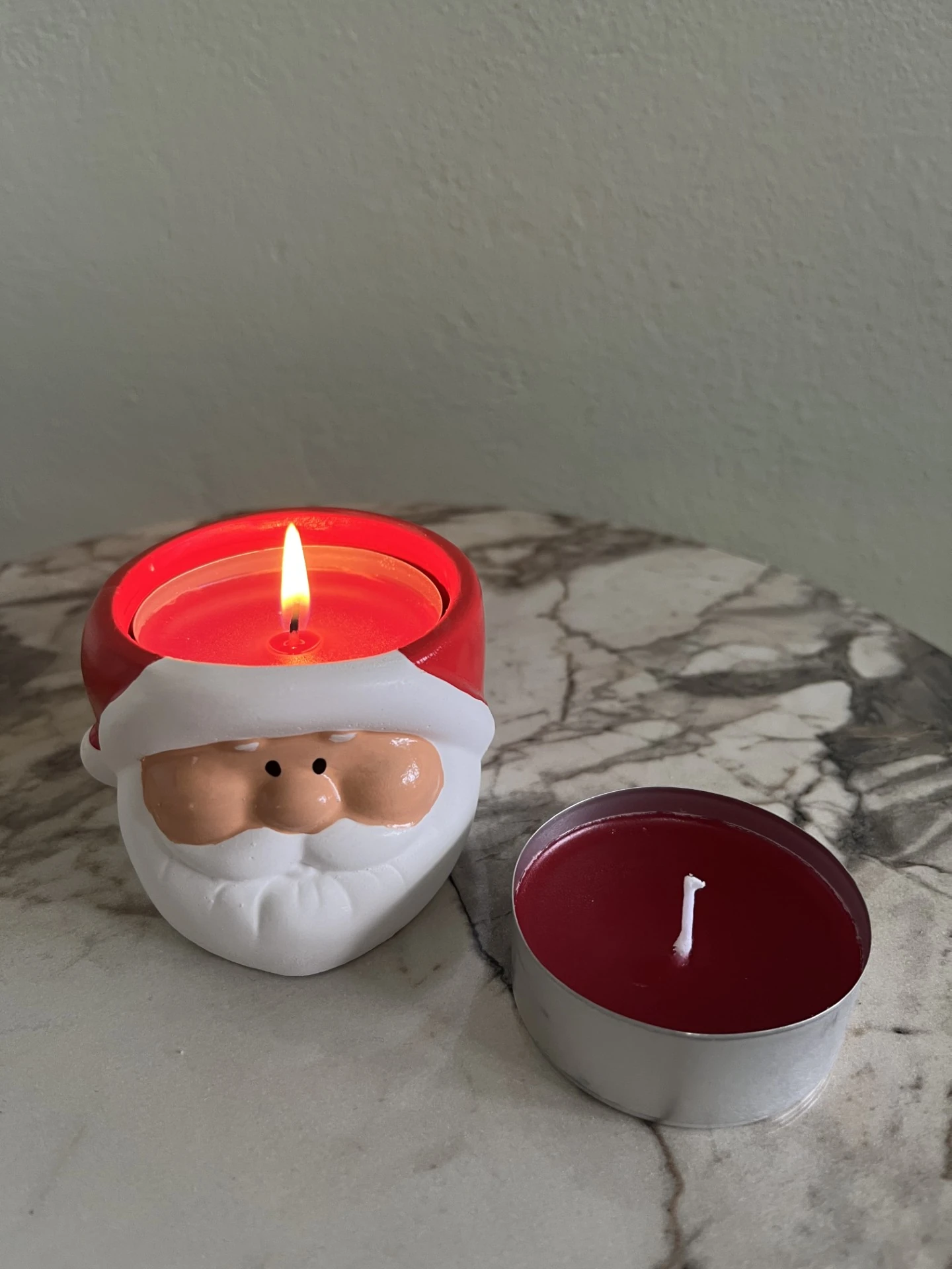 NOEL BABA MUMLUK ve TEALİGHT MUM